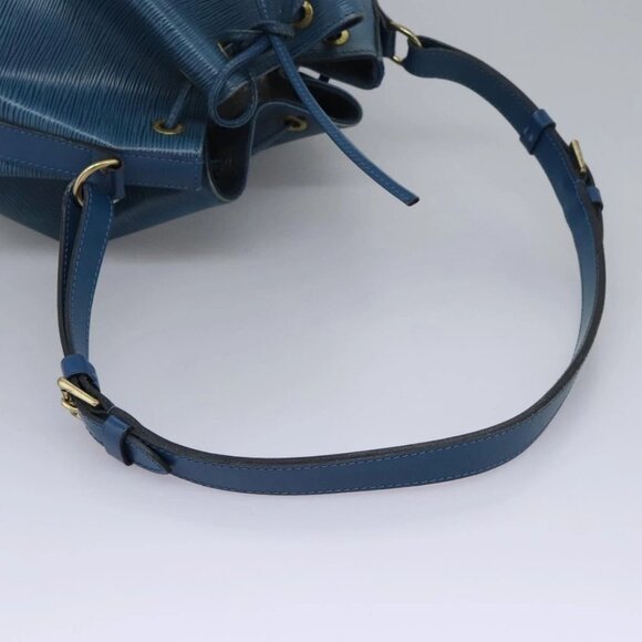 LOUIS VUITTON Epi Petit Noe Shoulder Bag Blue M44105 LV Auth 114680 - Picture 8 of 16